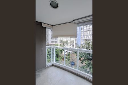 Varanda da Sala de apartamento à venda com 1 quarto, 40m² em Vila Mariana, São Paulo