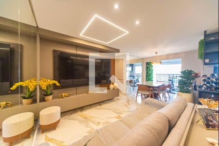 Sala de apartamento à venda com 3 quartos, 83m² em Casa Branca, Santo André