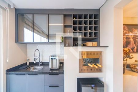 Varanda Gourmet de apartamento à venda com 3 quartos, 83m² em Casa Branca, Santo André