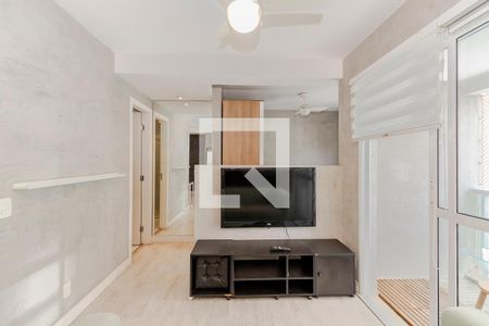 Sala de apartamento para alugar com 1 quarto, 37m² em Santo Amaro, São Paulo