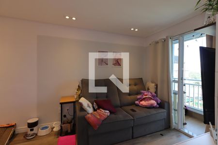 Sala de apartamento à venda com 2 quartos, 56m² em Jardim Cristiane, Santo André