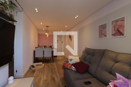 Sala de apartamento à venda com 2 quartos, 56m² em Jardim Cristiane, Santo André