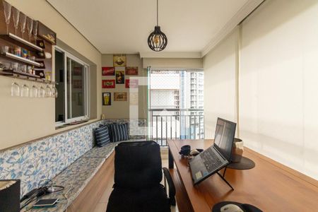 Varanda gourmet de apartamento à venda com 2 quartos, 69m² em Chácara Seis de Outubro, São Paulo