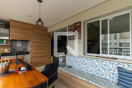 Varanda gourmet de apartamento à venda com 2 quartos, 69m² em Chácara Seis de Outubro, São Paulo
