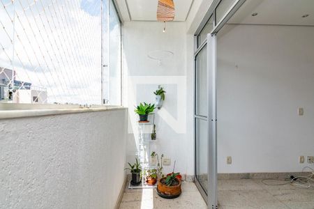 Varanda da Sala de apartamento à venda com 3 quartos, 98m² em Buritis, Belo Horizonte