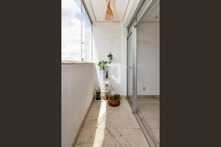 Varanda da Sala de apartamento à venda com 3 quartos, 98m² em Buritis, Belo Horizonte