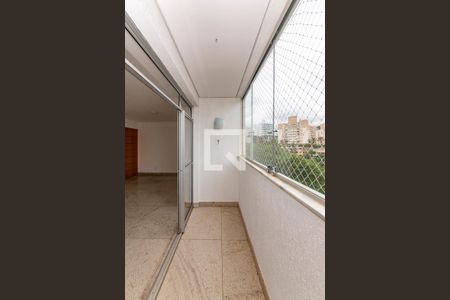 Varanda da Sala de apartamento para alugar com 3 quartos, 98m² em Buritis, Belo Horizonte