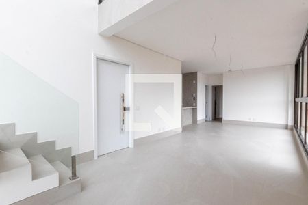 Sala de apartamento à venda com 4 quartos, 198m² em Santo Antônio, Belo Horizonte