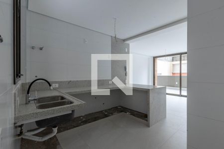 Cozinha de apartamento à venda com 3 quartos, 182m² em Santo Antônio, Belo Horizonte