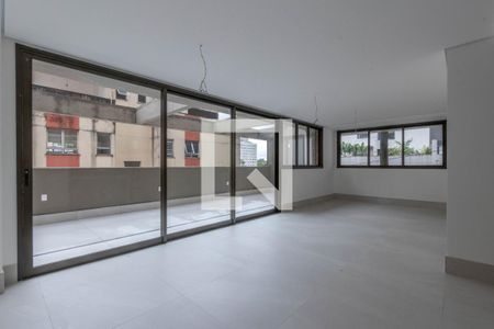 Sala de apartamento à venda com 3 quartos, 182m² em Santo Antônio, Belo Horizonte