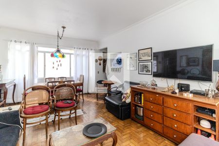 Sala de apartamento à venda com 3 quartos, 98m² em Higienópolis, São Paulo