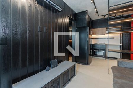 Sala/ Cozinha de apartamento para alugar com 1 quarto, 35m² em Brooklin, São Paulo
