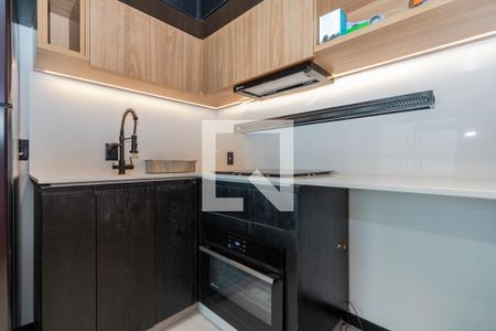 Sala/ Cozinha de apartamento para alugar com 1 quarto, 35m² em Brooklin, São Paulo