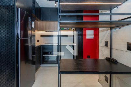 Sala/ Cozinha de apartamento para alugar com 1 quarto, 35m² em Brooklin, São Paulo