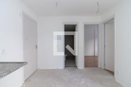 Sala e Cozinha de apartamento à venda com 2 quartos, 57m² em Vila Hebe, São Paulo