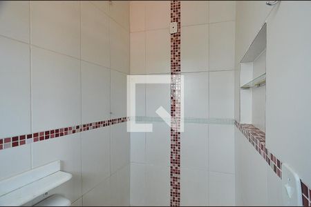 Banheiro Suíte 2 de apartamento à venda com 3 quartos, 120m² em Santa Cruz, Belo Horizonte