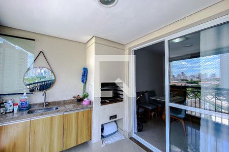 Varanda da Sala de apartamento à venda com 3 quartos, 88m² em Alto da Mooca, São Paulo