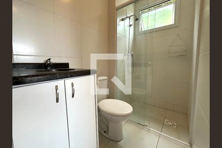 Banheiro da suíte  de apartamento para alugar com 2 quartos, 67m² em Lagoa Pequena, Florianópolis