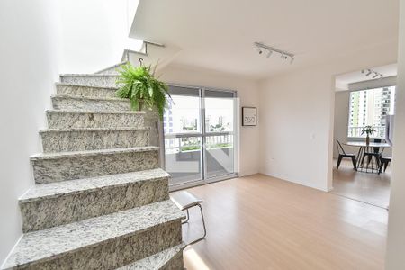 Sala de apartamento para alugar com 1 quarto, 75m² em Chácara Inglesa, São Paulo