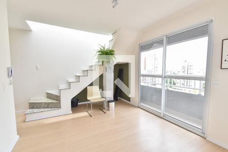 Sala de apartamento para alugar com 1 quarto, 75m² em Chácara Inglesa, São Paulo