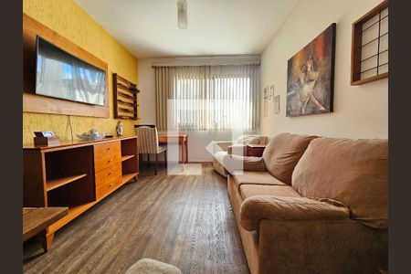 Sala de apartamento à venda com 1 quarto, 50m² em Campo Belo, São Paulo