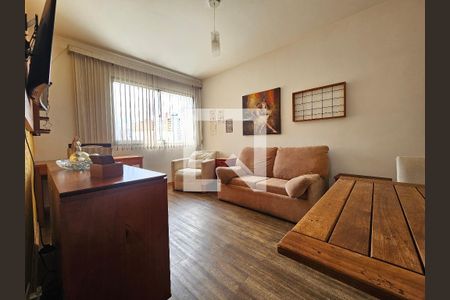 Sala de apartamento à venda com 1 quarto, 50m² em Campo Belo, São Paulo