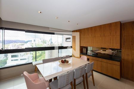 Sala de Jantar de apartamento à venda com 4 quartos, 134m² em Vila da Serra, Nova Lima