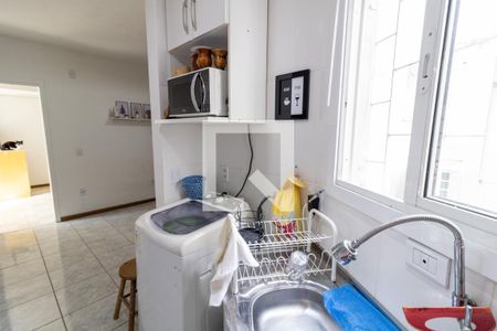 Cozinha de apartamento à venda com 1 quarto, 46m² em Jardim Botânico, Porto Alegre