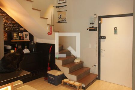 Sala de apartamento para alugar com 1 quarto, 70m² em Gonzaga, Santos