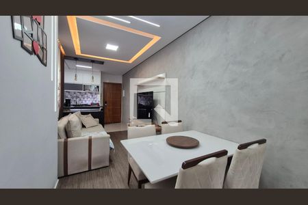 Sala de apartamento à venda com 3 quartos, 100m² em Vila Claudio, Santo André