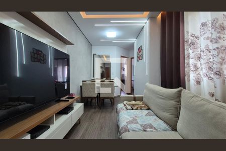 Sala de apartamento à venda com 3 quartos, 100m² em Vila Claudio, Santo André