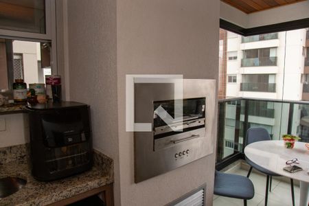 Varanda gourmet de apartamento à venda com 2 quartos, 82m² em Jardim Caravelas, São Paulo