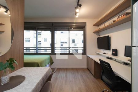 Sala/Quarto de apartamento à venda com 1 quarto, 30m² em Farroupilha, Porto Alegre