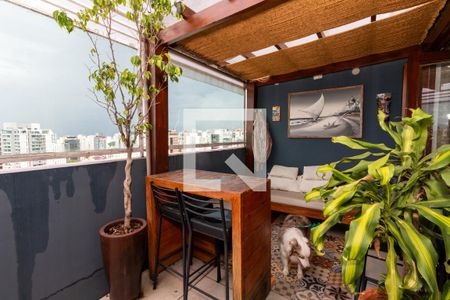 Varanda Gourmet de apartamento à venda com 1 quarto, 105m² em Pompeia, São Paulo