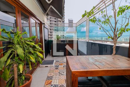 Varanda Gourmet de apartamento à venda com 1 quarto, 105m² em Pompeia, São Paulo