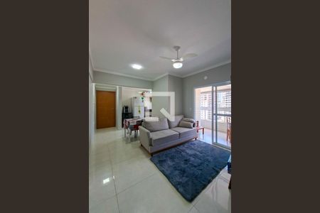 Sala de apartamento para alugar com 2 quartos, 79m² em Vila Caiçara, Praia Grande