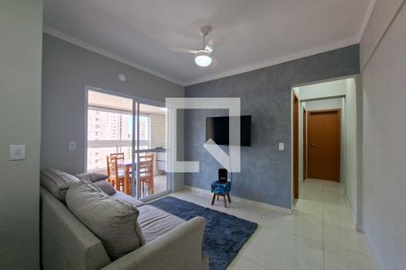 Sala de apartamento para alugar com 2 quartos, 79m² em Vila Caiçara, Praia Grande