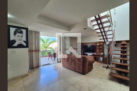 Sala de apartamento à venda com 4 quartos, 350m² em Recreio dos Bandeirantes, Rio de Janeiro