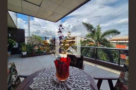 Varanda Sala de apartamento à venda com 4 quartos, 350m² em Recreio dos Bandeirantes, Rio de Janeiro