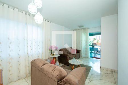 SALA de apartamento à venda com 4 quartos, 130m² em Caiçara-adelaide, Belo Horizonte