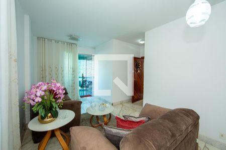SALA de apartamento à venda com 4 quartos, 130m² em Caiçara-adelaide, Belo Horizonte