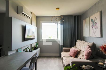 Sala de apartamento para alugar com 1 quarto, 47m² em Marechal Rondon, Canoas