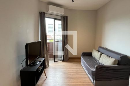 Sala de apartamento para alugar com 1 quarto, 50m² em Vila Matias, Santos