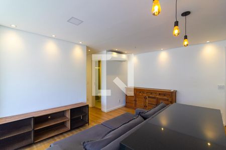 Sala integrada com Cozinha de apartamento à venda com 2 quartos, 70m² em Jardim das Acacias, São Paulo