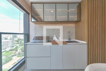 Sala - Varanda de apartamento para alugar com 2 quartos, 73m² em Brooklin, São Paulo