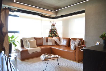 Sala de apartamento à venda com 3 quartos, 133m² em Jardim, Santo André