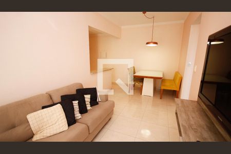 Sala de apartamento para alugar com 1 quarto, 59m² em Guilhermina, Praia Grande