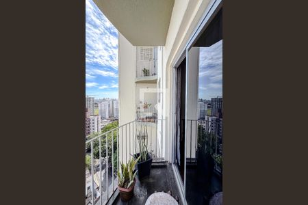 Varanda da Sala de kitnet/studio à venda com 1 quarto, 45m² em Cambuci, São Paulo