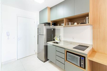 Cozinha de apartamento para alugar com 1 quarto, 30m² em Perdizes, São Paulo