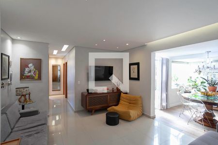 Sala de apartamento à venda com 3 quartos, 167m² em Santa Ines, Belo Horizonte